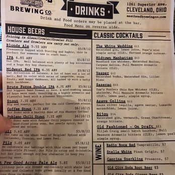 Masthead Brewing - Breweries Near Me - Cleveland, Ohio