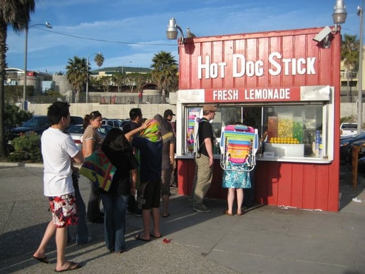 Hot Dog on a Stick by null