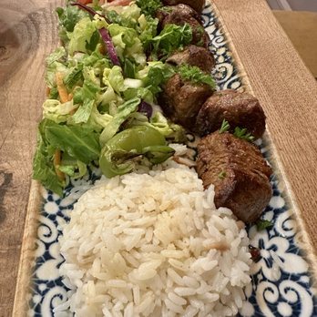 Chef's Table Mediterranean Grill - Beef Shish Kebab for my daughter - Mediterranean Near Me - Webster, Texas Chef's Table Mediterranean Grill - Beef Shish Kebab for my daughter - Mediterranean Near Me - Webster, Texas