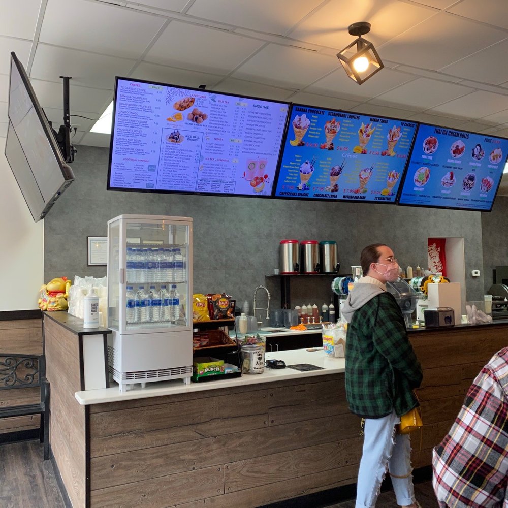 Tea and Crepe - a man standing at the counter - Ice Cream & Frozen Yogurt Near Me - Fargo, North Dakota Tea and Crepe - a man standing at the counter - Ice Cream & Frozen Yogurt Near Me - Fargo, North Dakota