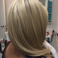 Cesar Hair Studio - Cut and Color by Cesar and straightened by me. (*The lighting is a bit off.*)