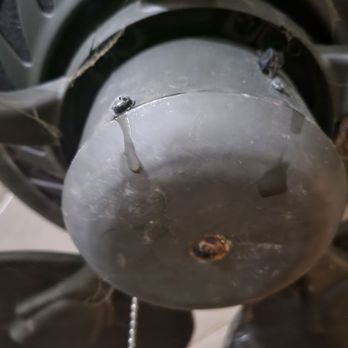Solar Crew - Leaks through ceiling fan and apparently told that's not rust - Solar Installation Near Me - Ontario, California Solar Crew - Leaks through ceiling fan and apparently told that's not rust - Solar Installation Near Me - Ontario, California