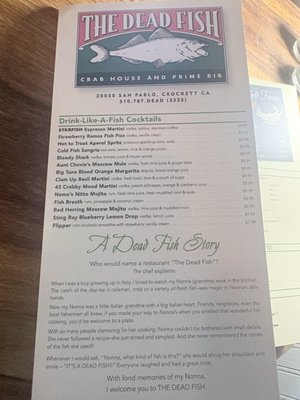 Menu photo 2 The Dead Fish Crockett, CA Menu photo 2 The Dead Fish Crockett, CA