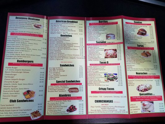 Menu photo 1 El Penacho Restaurant Brooklyn, NY