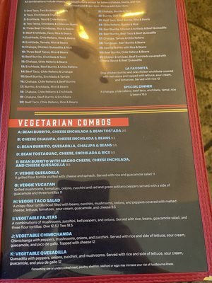 Menu photo 2 La Tolteca Authentic Mexican Cuisine Portage, WI Menu photo 2 La Tolteca Authentic Mexican Cuisine Portage, WI