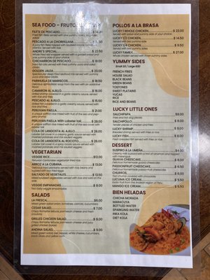 Menu photo 4 Lucky Chicken Peruvian Cuisine Cary, NC Menu photo 4 Lucky Chicken Peruvian Cuisine Cary, NC