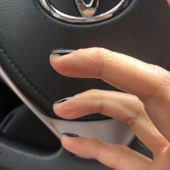 LeVian Nails - All dem nails the side of finger the colors been filed down! - Nail Salons Near Me - Lake Oswego, Oregon