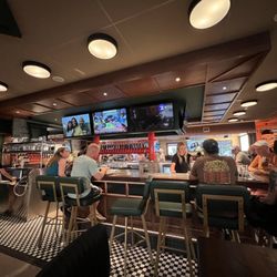 New bar! Looks fantastic. About 22 seats at the bar.