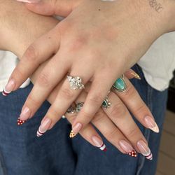 Pink Polly Nail Bar - GEL X WITH designs !
