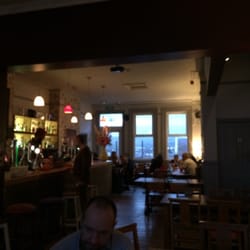 The Victoria Park - The bar with views towards Dundry