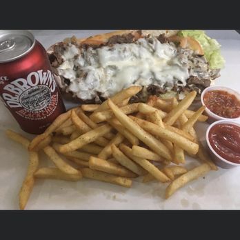 Demarco's Market - Our famous cheesesteak with Dr. Brown soda - Convenience Stores Near Me - Atlantic City, New Jersey