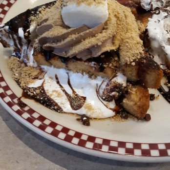 Buttermilk's Farmhouse - Smores French toast. My kids love this!! - Breakfast & Brunch Near Me - Patchogue, New York