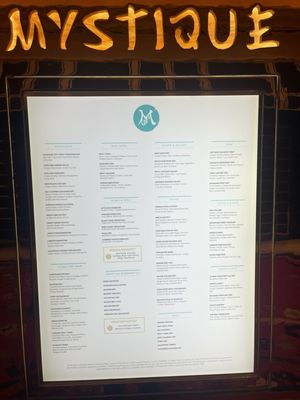 Menu photo 1 Mystique Asian Restaurant & Lounge Everett, MA