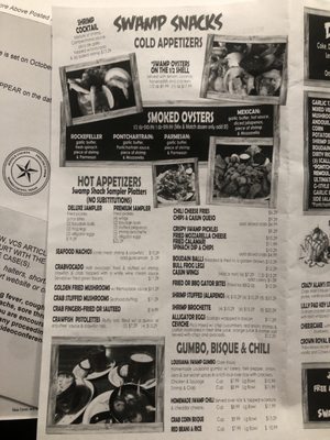 Menu photo 2 Swamp shack Friendswood, TX