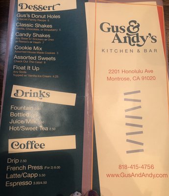 Gus & Andy's Kitchen & Bar by null