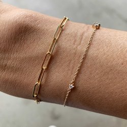 Broad Options - Chain link bracelet (Catbird on the right)
