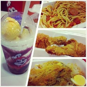 Jollibee - Halo Halo, spaghetti, chicken and palabok!  BAM! - Fast Food Near Me - Anaheim, California