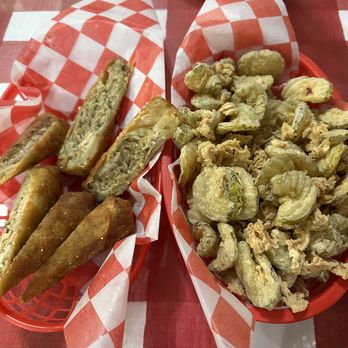 Texan Cafe & Pie Shop - Fried boudin and Fried Pickles - Southern Near Me - Hutto, Texas Texan Cafe & Pie Shop - Fried boudin and Fried Pickles - Southern Near Me - Hutto, Texas