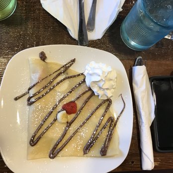 Crepissima - VHS crepe, both strawberries and bananas. - Creperies Near Me - Valencia, California Crepissima - VHS crepe, both strawberries and bananas. - Creperies Near Me - Valencia, California