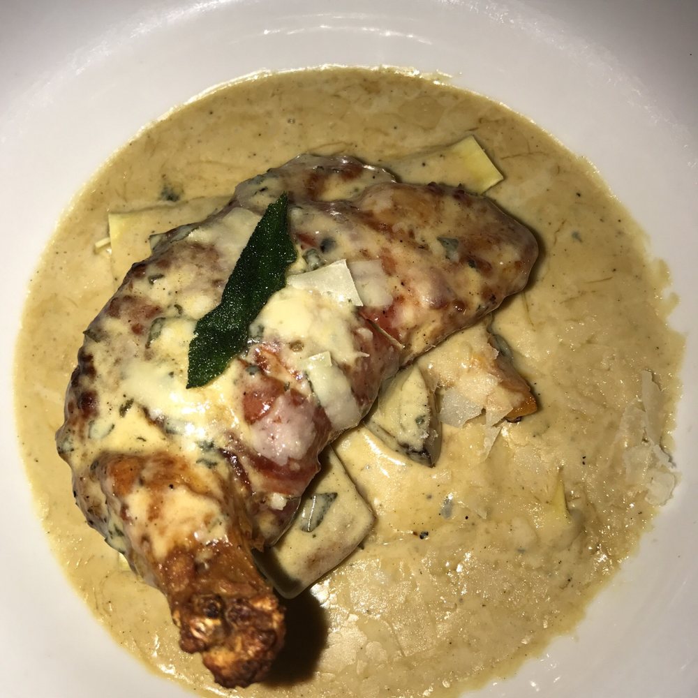 Hannah's Off The Square - Chicken Saltimbucco - New American Near Me - Denton, Texas