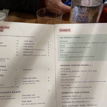 Loulou - La carte - Gluten-Free Near Me - Paris, 75 Loulou - La carte - Gluten-Free Near Me - Paris, 75