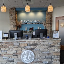 Hand & Stone Massage and Facial Spa - Welcoming front desk before your massage or facial
