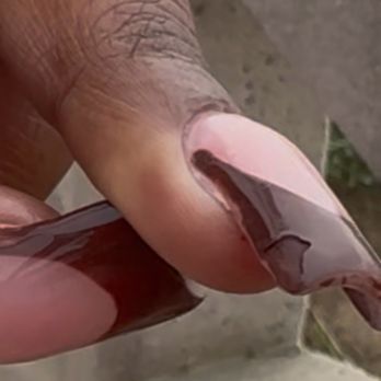 Waterfall Nail Spa - Supposed to be Gel X but peeling next day. - Nail Salons Near Me - Los Angeles, California Waterfall Nail Spa - Supposed to be Gel X but peeling next day. - Nail Salons Near Me - Los Angeles, California