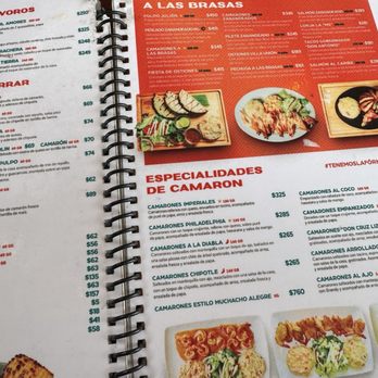 El Muchacho Alegre - menu - Seafood Near Me - Mazatlán, SIN