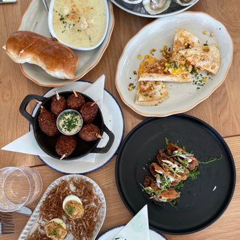 Pier 6 - Happy hour food menu - one of each - Seafood Near Me - San Leon, Texas Pier 6 - Happy hour food menu - one of each - Seafood Near Me - San Leon, Texas