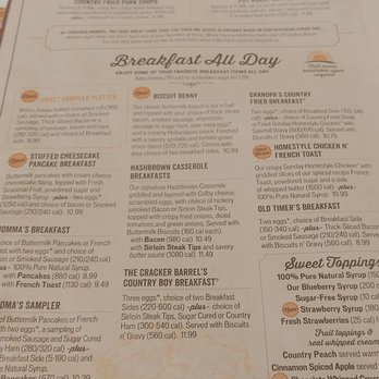 Cracker Barrel Old Country Store - Menu - Breakfast & Brunch Near Me - Beaumont, Texas Cracker Barrel Old Country Store - Menu - Breakfast & Brunch Near Me - Beaumont, Texas