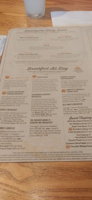 Menu photo 2 Cracker Barrel Old Country Store Beaumont, TX Menu photo 2 Cracker Barrel Old Country Store Beaumont, TX