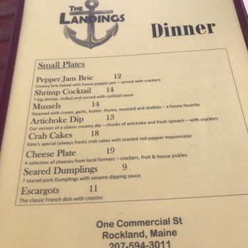 The Landings Restaurant - Seafood Near Me - Rockland, Maine The Landings Restaurant - Seafood Near Me - Rockland, Maine