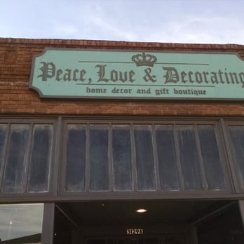 Peace, Love & Decorating - Front entrance. - Women's Clothing Near Me - Duluth, Georgia