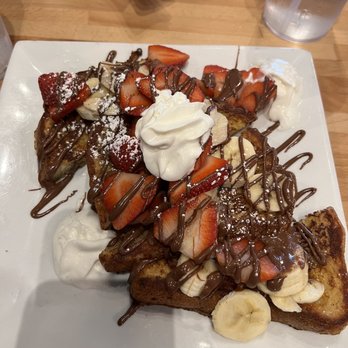 Nina's Brunch - Banana & Strawberry Nutella French toast - Breakfast & Brunch Near Me - Forney, Texas Nina's Brunch - Banana & Strawberry Nutella French toast - Breakfast & Brunch Near Me - Forney, Texas