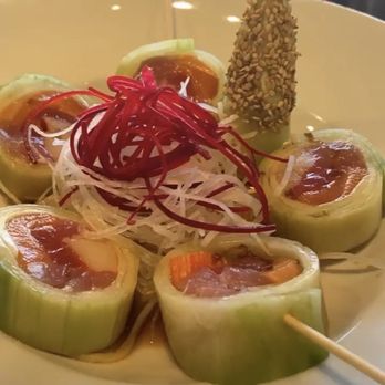 Sushi Vibe - Atkins roll and Tuna Ceviche. Not pictured is the rainbow ceviche which was also delicious and beautiful. - Sushi Bars Near Me - Phoenix, Arizona Sushi Vibe - Atkins roll and Tuna Ceviche. Not pictured is the rainbow ceviche which was also delicious and beautiful. - Sushi Bars Near Me - Phoenix, Arizona