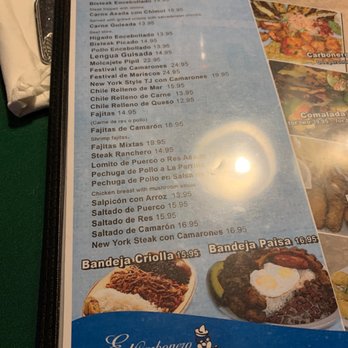 El Carbonero - Menu - Salvadoran Near Me - Palmdale, California