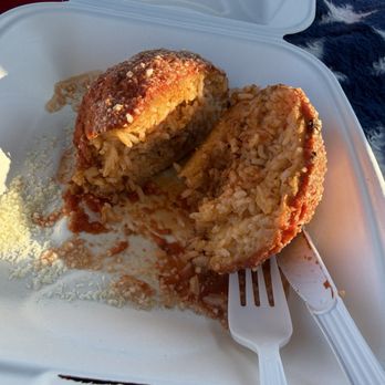 John Fazio BBQ & Pizza - rice ball - Barbeque Near Me - Modena, New York