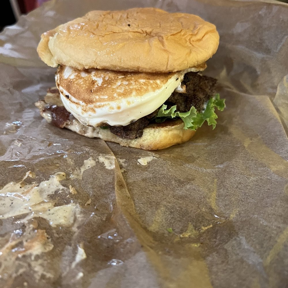 Graze to Griddle - Smash burger with fried egg - Burgers Near Me - Culpeper, Virginia