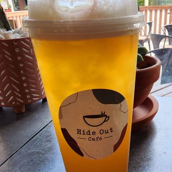 Hide Out Cafe - Peach Green Tea - Cafes Near Me - Rowland Heights, California Hide Out Cafe - Peach Green Tea - Cafes Near Me - Rowland Heights, California