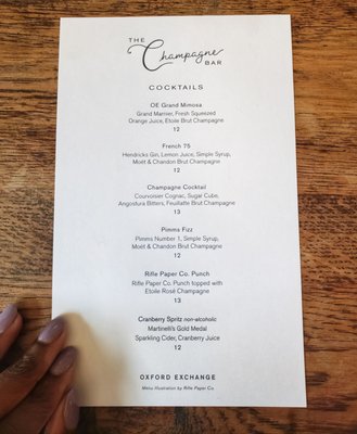 Menu photo 8 The Champagne Bar Tampa, FL