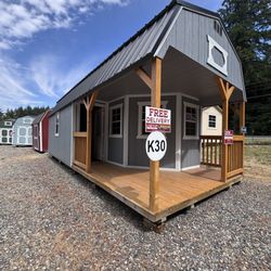 Deluxe playhouse package options available