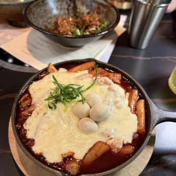 SOTT - Tteokbokki (with mozzarella and ramen added) - Korean Near Me - Providence, Rhode Island