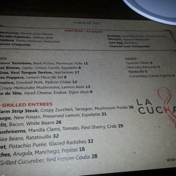La Cuchara - Menu (changes daily) - Basque Near Me - Baltimore, Maryland La Cuchara - Menu (changes daily) - Basque Near Me - Baltimore, Maryland