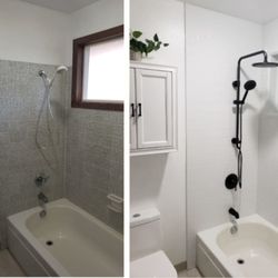 NW Tub & Shower - Wall Surround, window kit, shower head, and valve replalcement