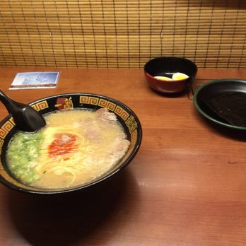 ICHIRAN - Brooklyn - Tonkotsu ramen with extra seaweed, hard boiled egg and vinegar - Ramen Near Me - Brooklyn, New York ICHIRAN - Brooklyn - Tonkotsu ramen with extra seaweed, hard boiled egg and vinegar - Ramen Near Me - Brooklyn, New York