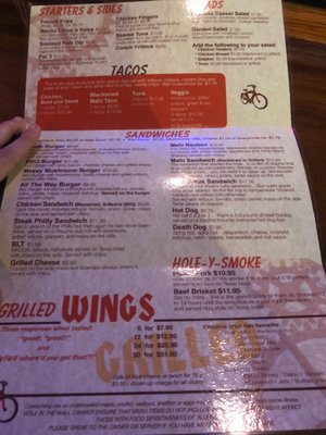 Menu photo 2 Hole in the Wall Miami, FL Menu photo 2 Hole in the Wall Miami, FL