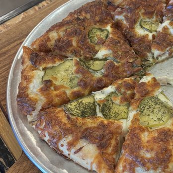 The Pantown Brewing Company - Dill pickle pizza - Breweries Near Me - Saint Cloud, Minnesota