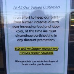 Just a tip that if you are planning to use a coupon, find a different Subway.
