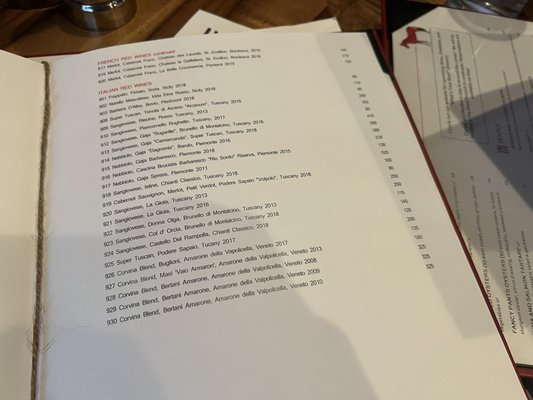 Menu photo 4 Red Horse Steakhouse by David Burke Rumson, NJ
