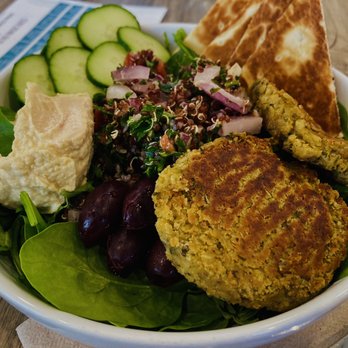 The Lotus Cafe - Falafel bowl is a lighter option and tasty - Cafes Near Me - Ogden, Utah